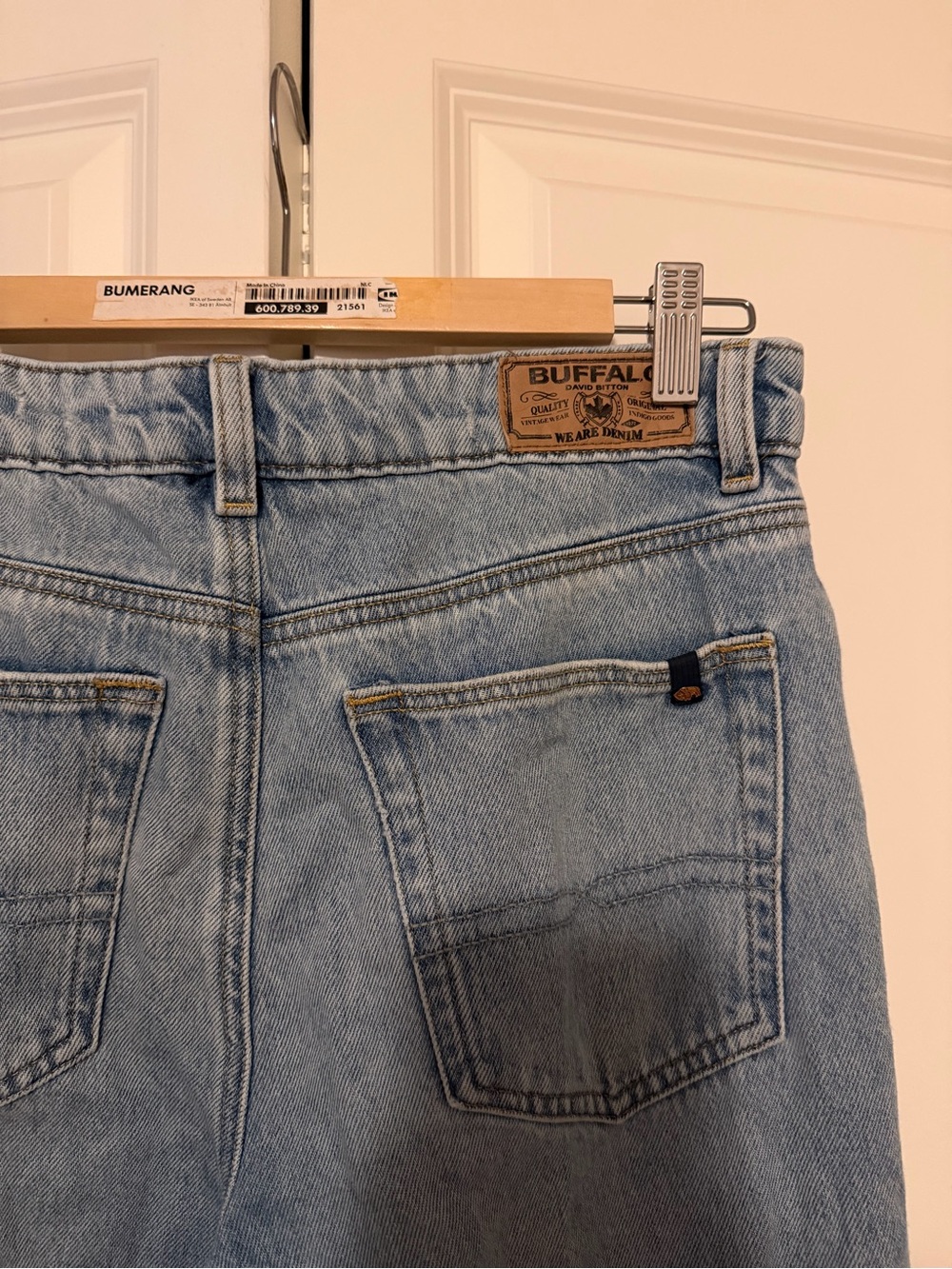 Buffalo David Bitton Light Blue Straight Leg Women's Jeans